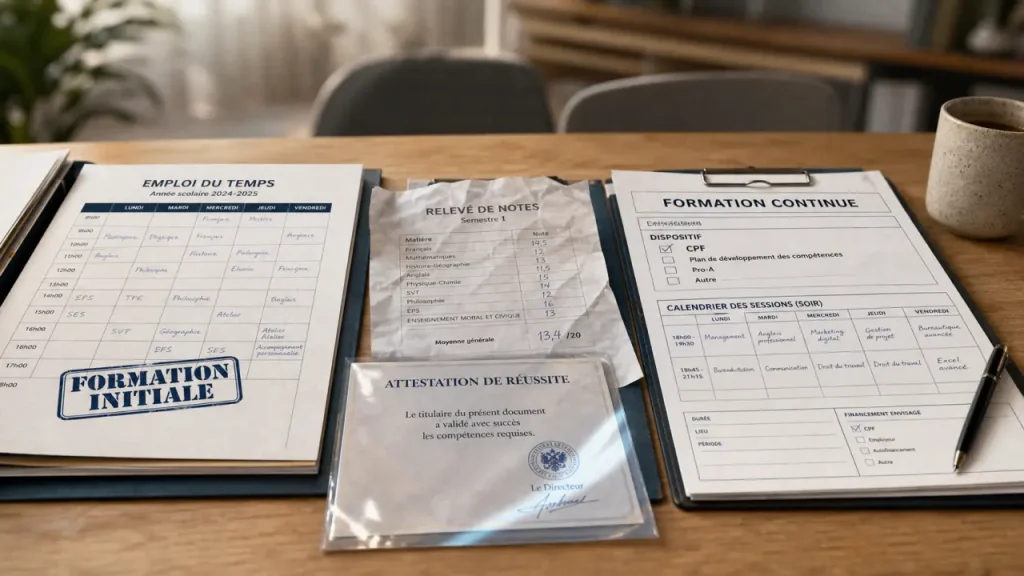 Formation initiale ou continue : statut, financement et alternance, les repères pour choisir