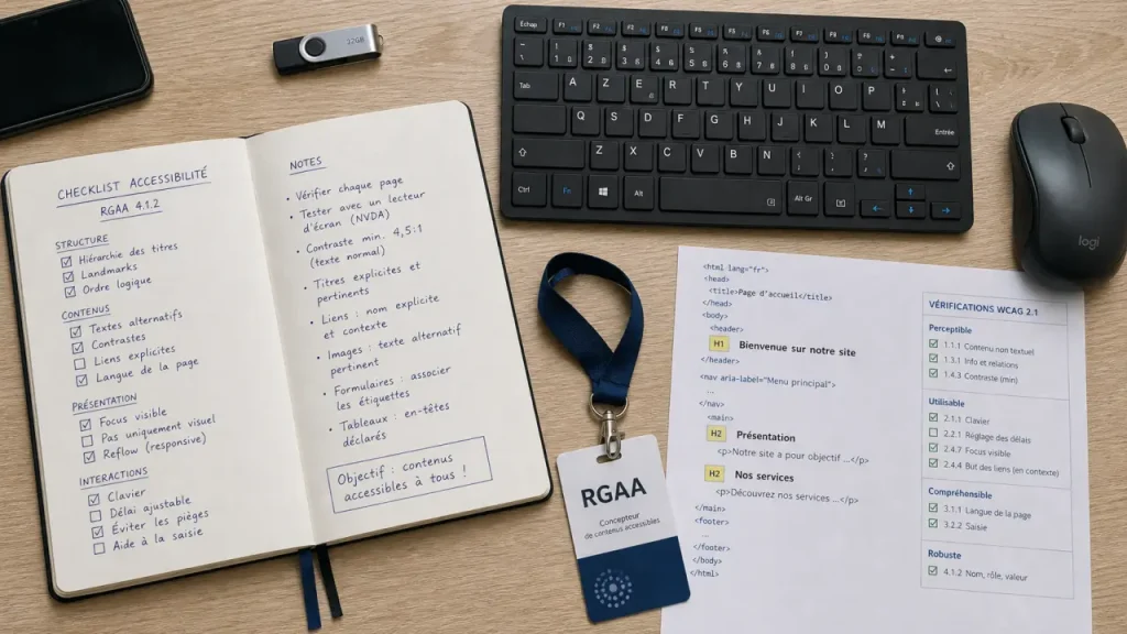 Formation accessibilité numérique : choisir selon le métier, le niveau et les preuves à vérifier