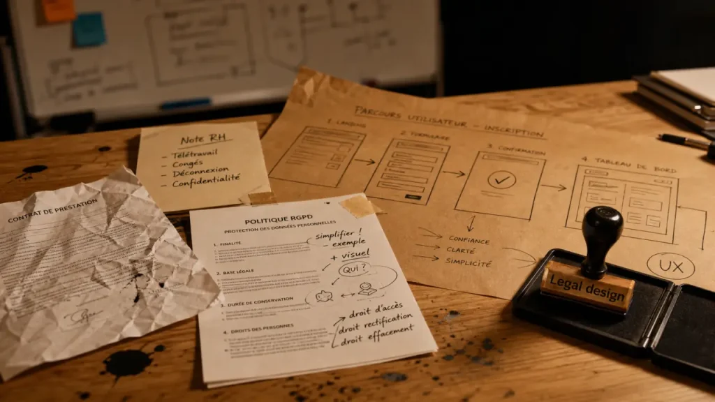 Formation legal design : langage clair et UX pour documents juridiques