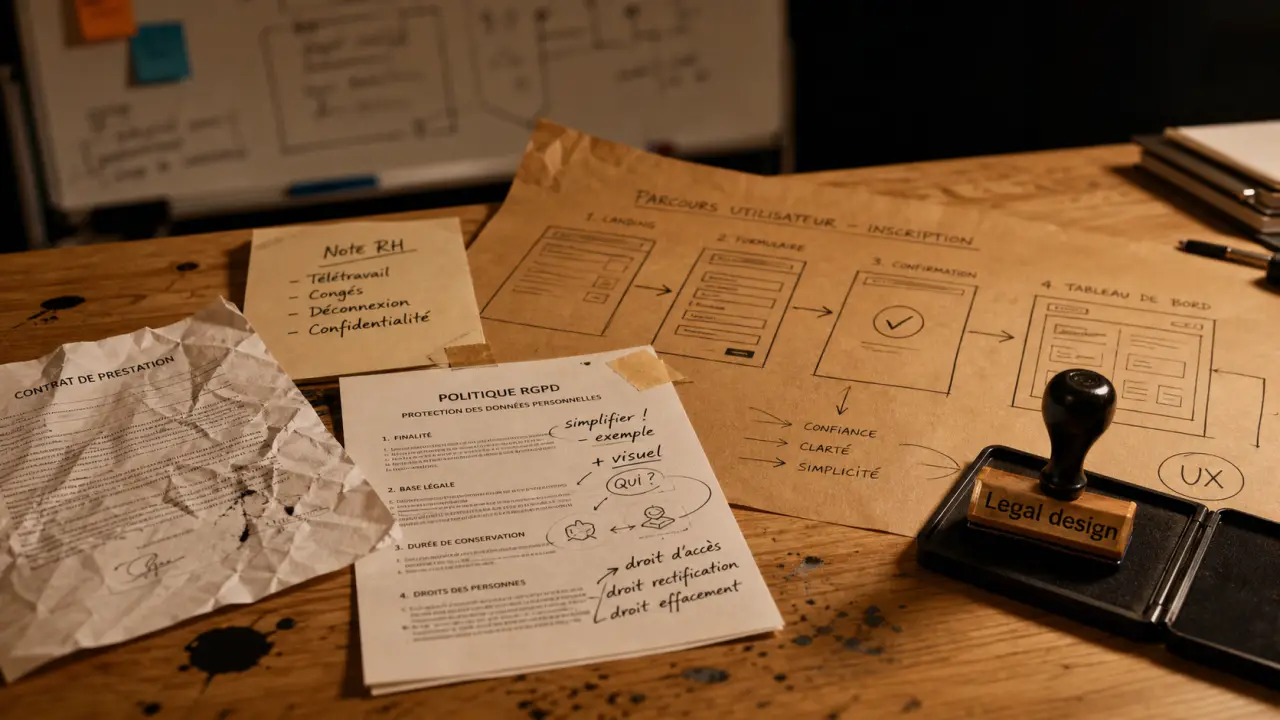 Formation legal design : langage clair et UX pour documents juridiques