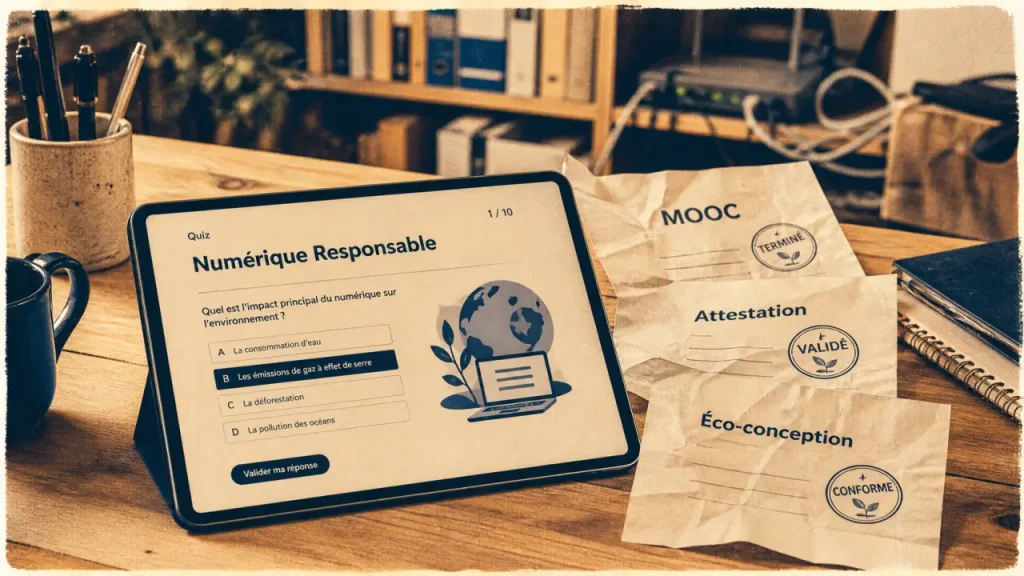 Formation numérique responsable : MOOC, module court ou parcours certifiant, lequel choisir ?
