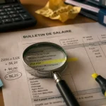 pfa fep bulletin de salaire : loupe sur la ligne PFA FEP et calcul des absences