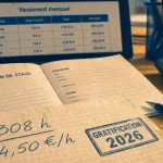 Rémunération stage date de versement 2026 : 4,50 €/h et seuil 308 h