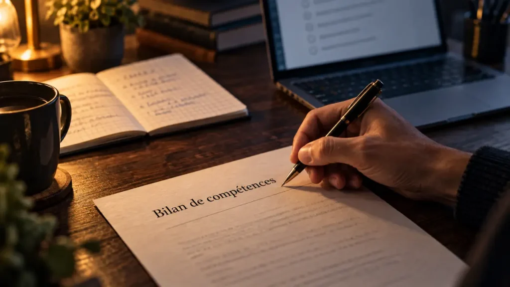 Bilan de compétences gratuit en ligne : le test qui clarifie votre projet sans décider à votre place