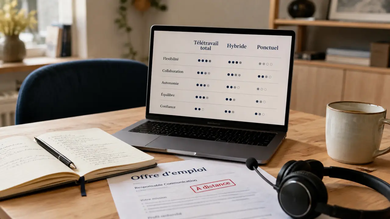 Emploi télétravail : bureau à domicile et offre à distance