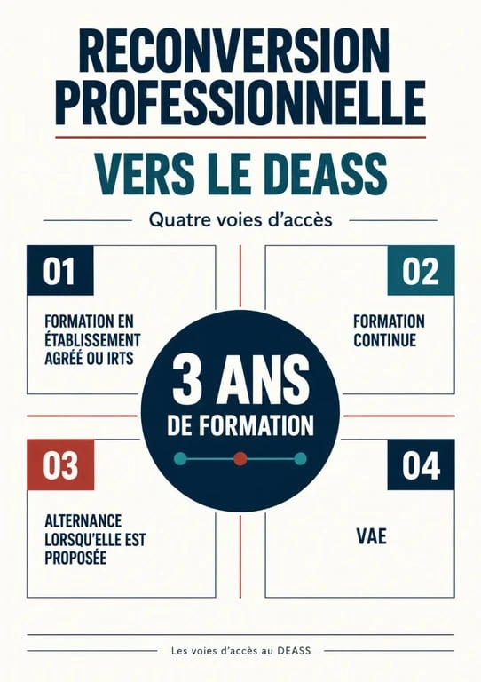DEASS reconversion professionnelle : voies d’accès à la formation d’assistant de service social