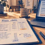 Frais réels télétravail : calcul comparatif pour abattement 10%