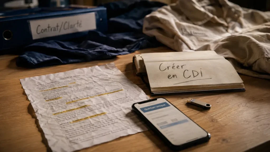 Créer une entreprise en CDI sans perdre son emploi : clauses à vérifier, chômage et options sûres
