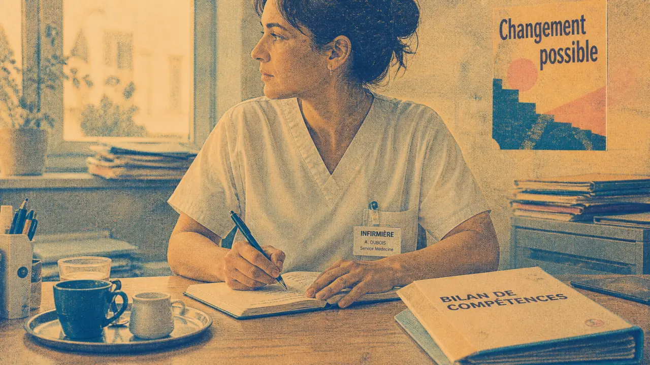 Reconversion professionnelle infirmière : carnet, bilan de compétences et spécialisation