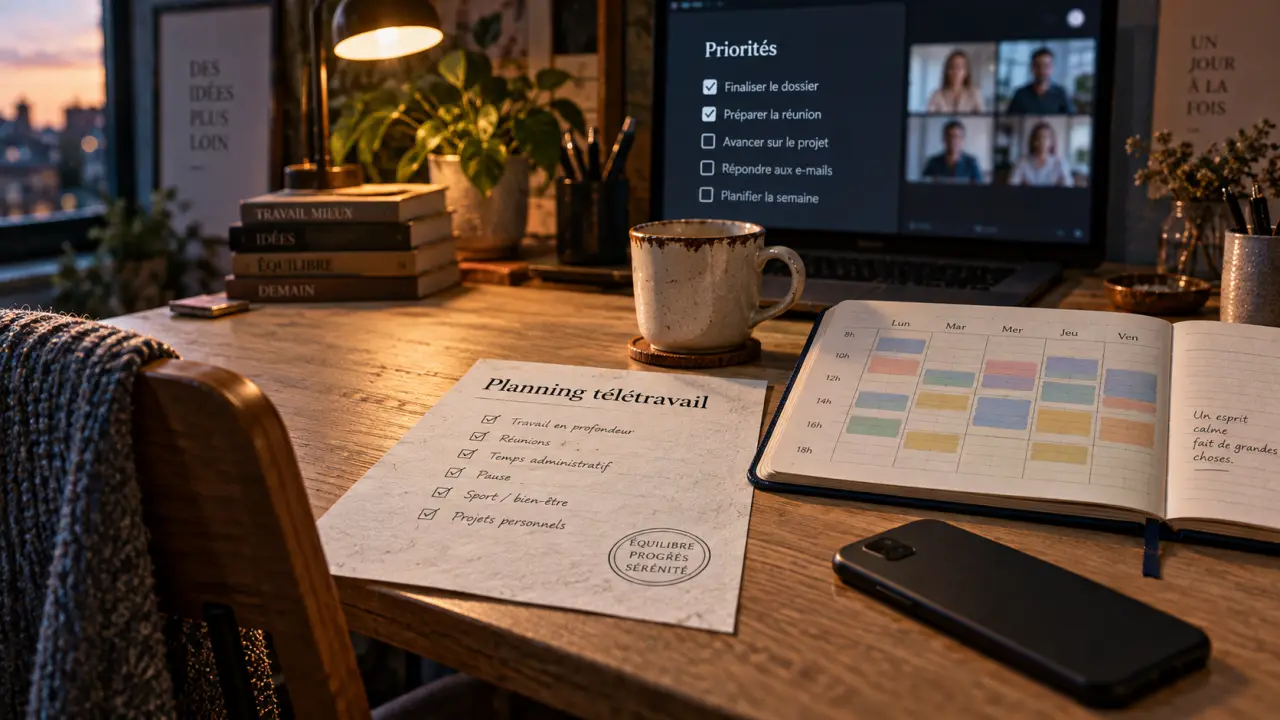 Formation télétravail : planning et priorités pour gagner en autonomie sans s’isoler