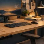 Mobilier télétravail : bureau ergonomique et fauteuil pour protéger le dos