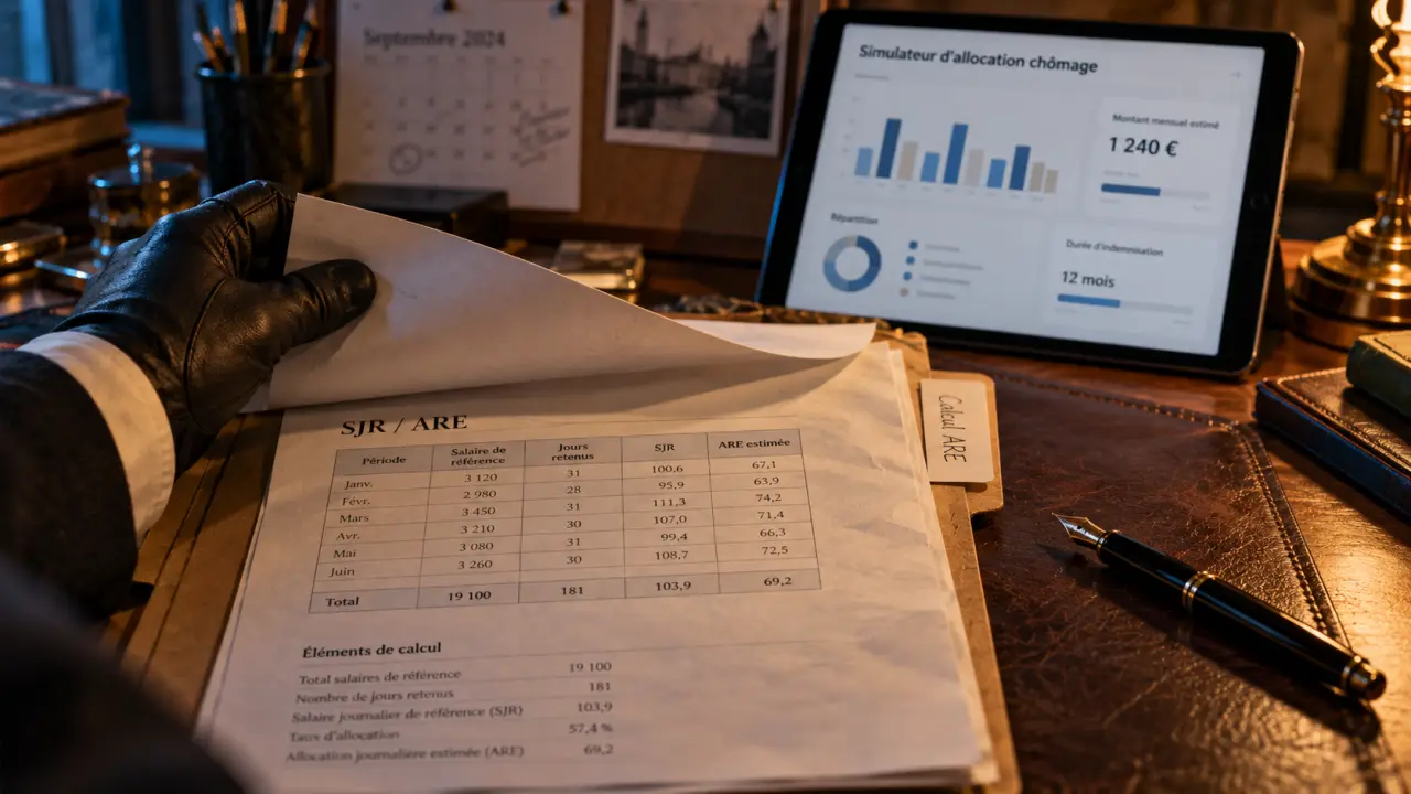 Montant chômage reconversion professionnelle : calcul ARE avant CDI