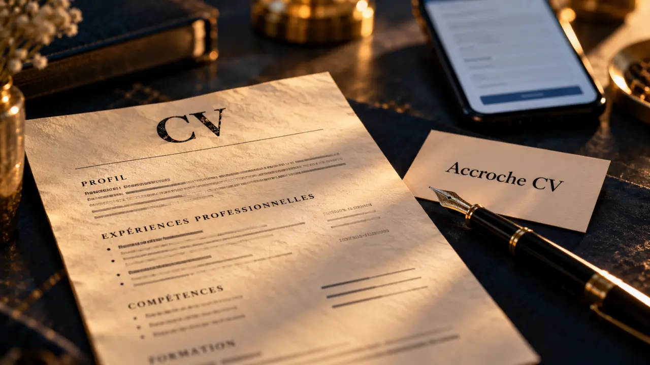 Phrase d'accroche reconversion professionnelle : CV prêt à candidater