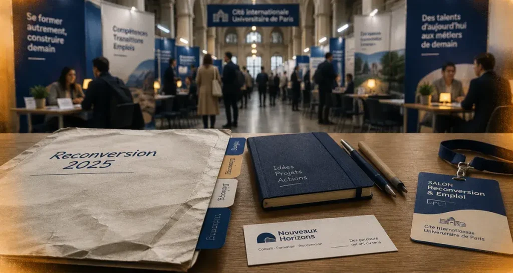 Salon de la reconversion professionnelle 2025 : 6 espaces pour passer du doute à l’action